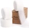 White Ribbon 1 Inch x 3 Rolls Total 24 Yards Handmade Fringe Chiffon Silk Ribbon for Wrapping Wedding Invitations Bridal Bouquets DIY Crafts Home Decor